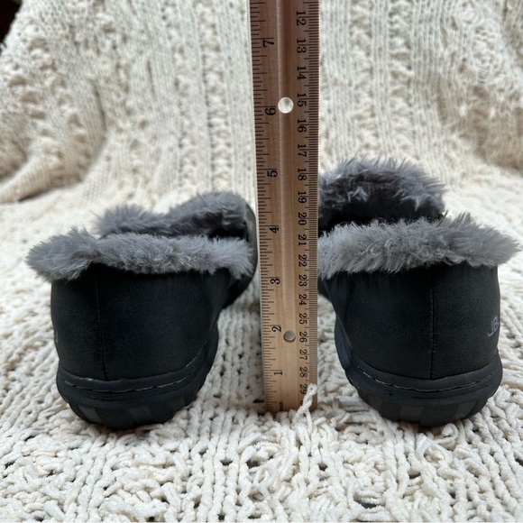 JBU by Jambu Willow Memory Foam Faux Fur Lined Slippers Womens Size 11 Grey - Picture 4 of 14